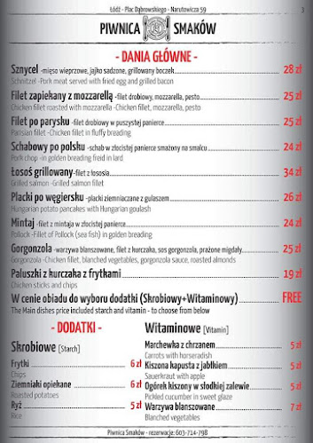 Piwnica Smaków - Restauracja