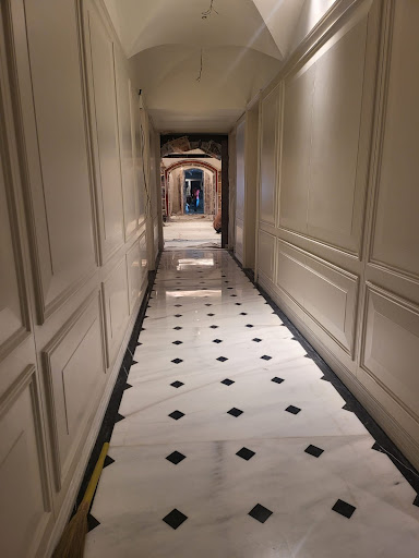 Marble flooring work