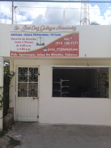 Abogado José Cruz Gallegos Hernández