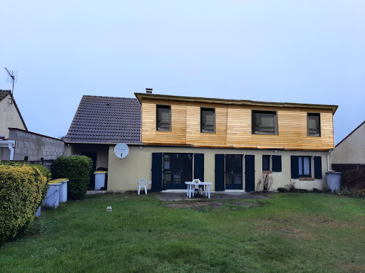 Projet d'extension R+1, vue sur jardin