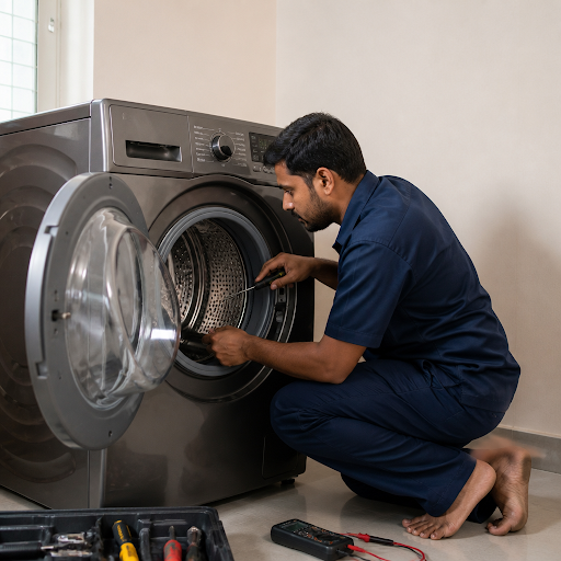 Is your washing machine suddenly showing strange error codes or stopping mid-wash? PG Electronics… post image