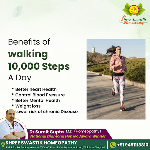 "A day with 10,000 steps brings a wealth of benefits: post image