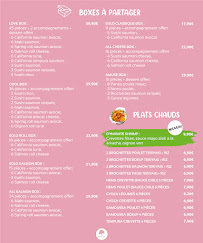 Menu Sakura Sushi Page 1