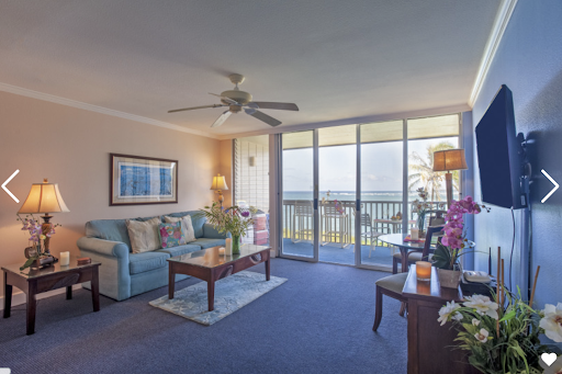 Kauai vacation rental on the Royal Coconut Coast at Wailua Bay, #204