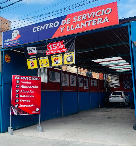 Servicio Automotriz Reparllantas Logo