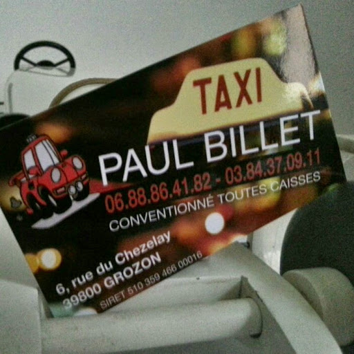 TAXI PAUL BILLET Logo