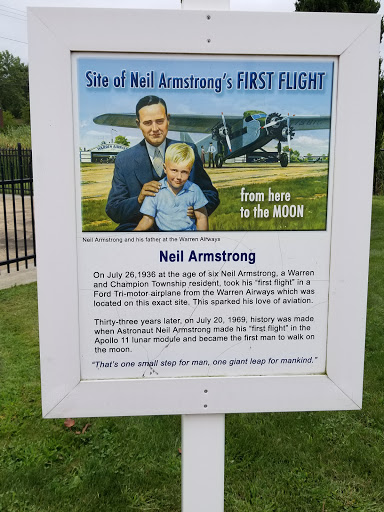 Neil Armstrong's First Flight Location - Thumbnail