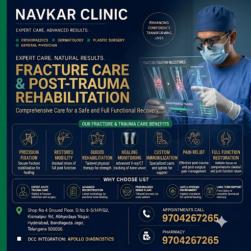 Reclaim Your Mobility: Expert Fracture Care & Post-Trauma Rehabilitation at NAVKAR CLINIC. post image