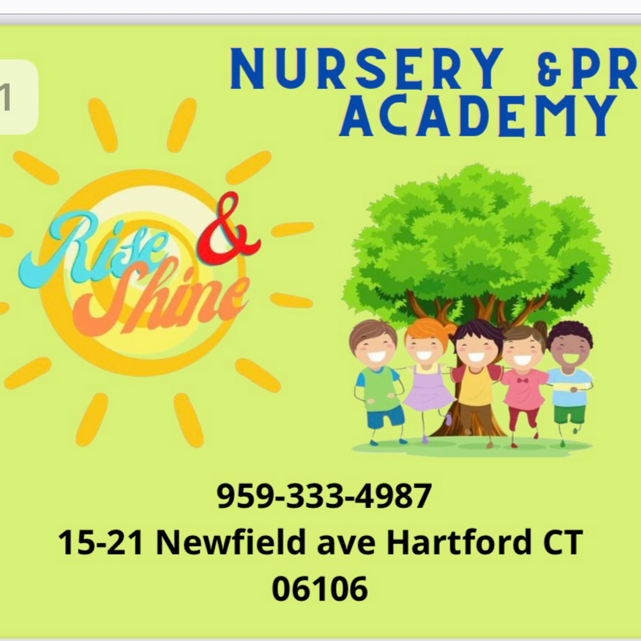 Rise and shine Nursery & Prek Academy Day Care Service in Our
