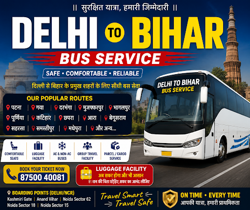 Delhi to Bihar Parcel Service post image