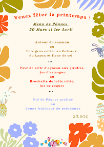 Menu Le Victoria Page 1