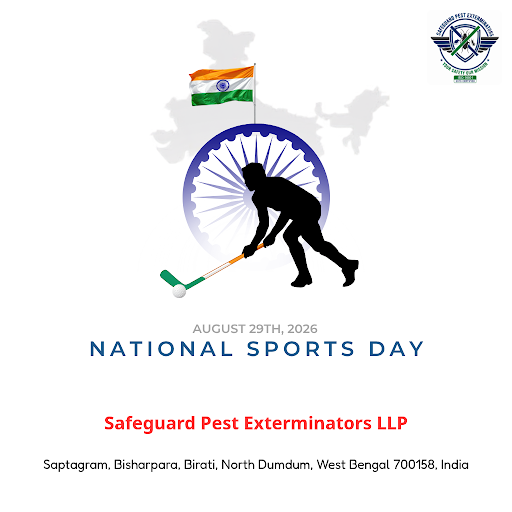 Celebrate National Sports Day with a pest-free space using Safeguard Pest Exterminators LLP. Trus… post image