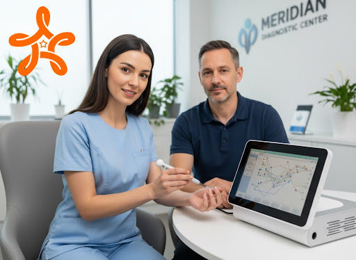 Understand your body better with a non-invasive meridian scan at Meridian Diagnostic Center, Jodh… post image