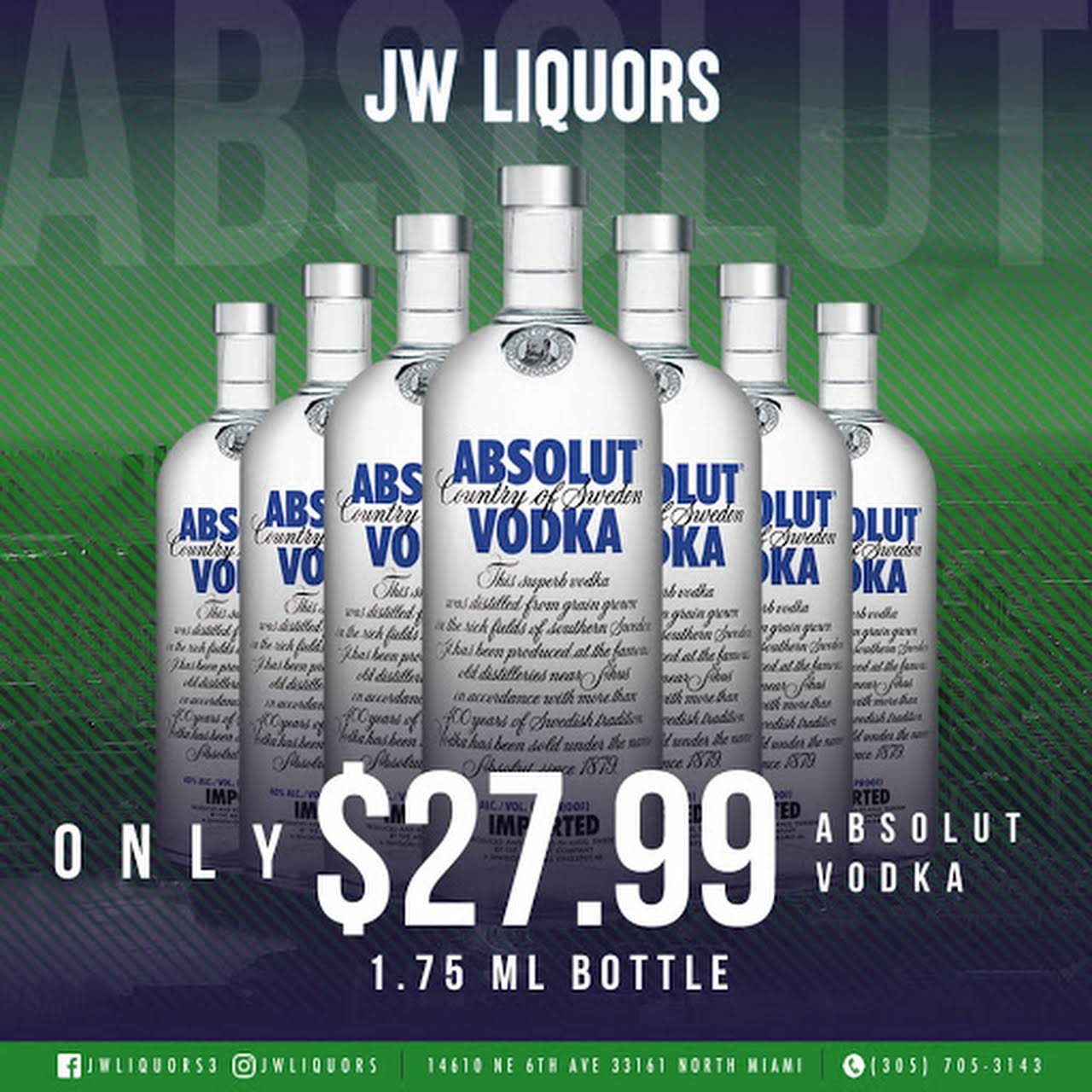 Jw Liquors 3 The only Liquor Store in North Miami