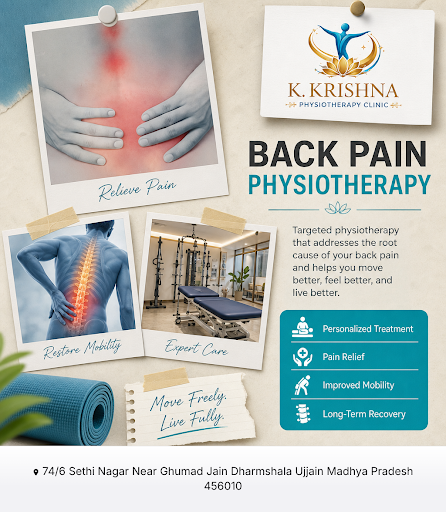 K.Krishna Physiotherapy Clinic specializes in Back Pain Physiotherapy, helping patients regain mo… post image