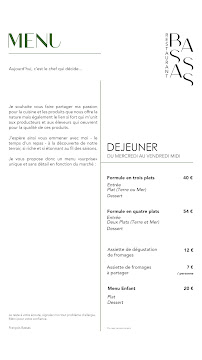 Menu Restaurant Bassas Page 2