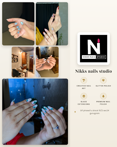 Nikks Nails Studio specializes in expert nail art, including black nails design and easy nail art… post image