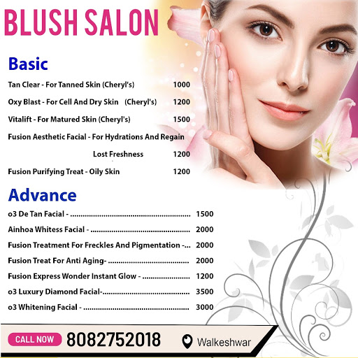 Blush Salon Walkeshwar Beauty Salon In Mumbai