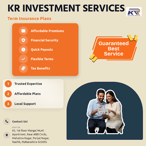 KR INVESTMENT SERVICES offers reliable term insurance plans to secure your family’s future. Prote… post image