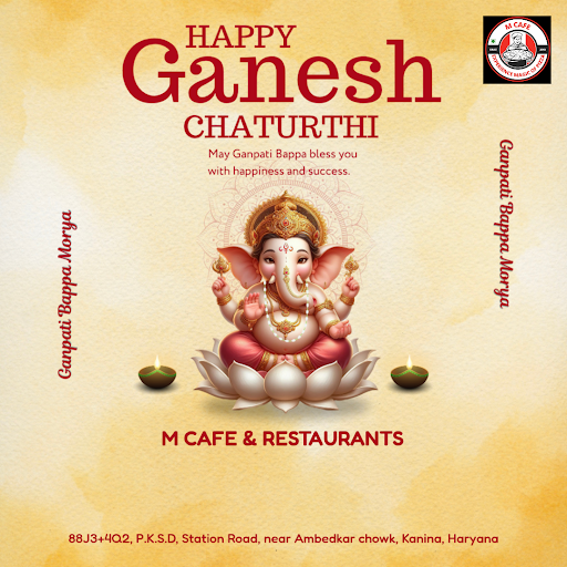 Wishing you a joyous Ganesh Chaturthi from M cafe & Restaurants, Kanina's best pizza restaurant!… post image