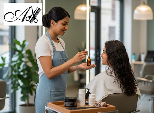 Struggling with frizzy, unmanageable hair? At Ally's Family Beauty Saloon in Tirumalagiri, Secund… post image