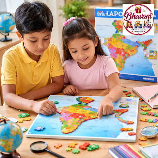 Does your child love maps, puzzles and exploring new places? At New Bhavani Gift & Stationary in… post image
