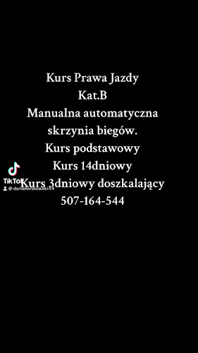 Komentarze i opinie o Witkowski Daniel Ośrodek Szkolenia Kierowców. Nauka jazdy w Łomży