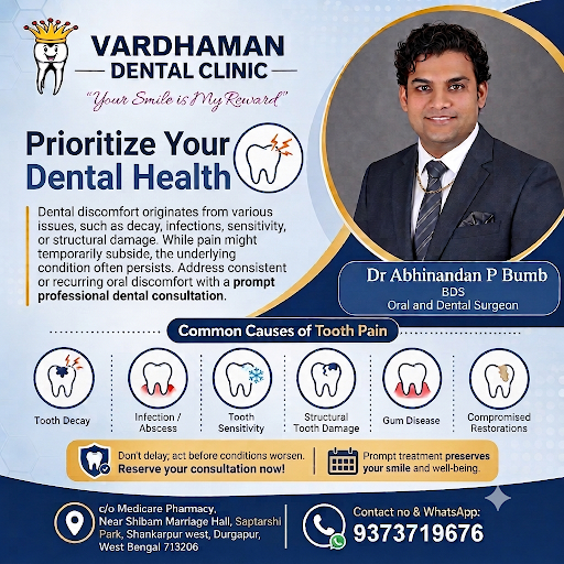 Don't Ignore Tooth Pain – Consult a Dentist in Durgapur post image