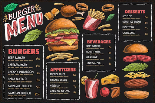 Flame Grilled Burger And Fries - Thumbnail