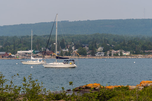 Foundation of the Old Grand Marais Lighthouse