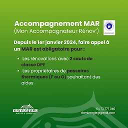 Photo n°3 de Dominergie - Audit Energétique et rénovation énergétique à Cournon-d'Auvergne (Entreprise de construction)