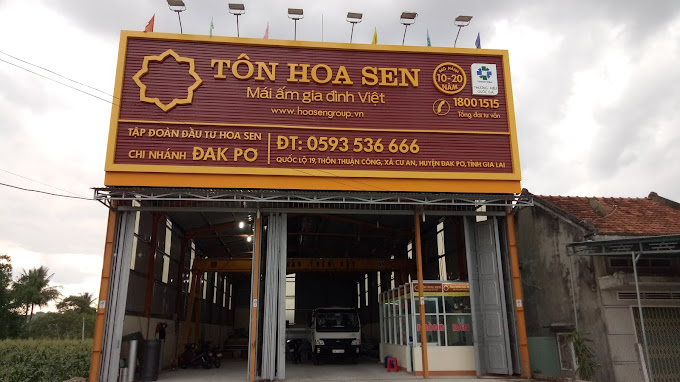 Tôn Hoa Sen Đak Pơ