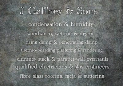 J Gaffney Damp Proofing services, Property Surveyor. Chimney, parapet wall renovation