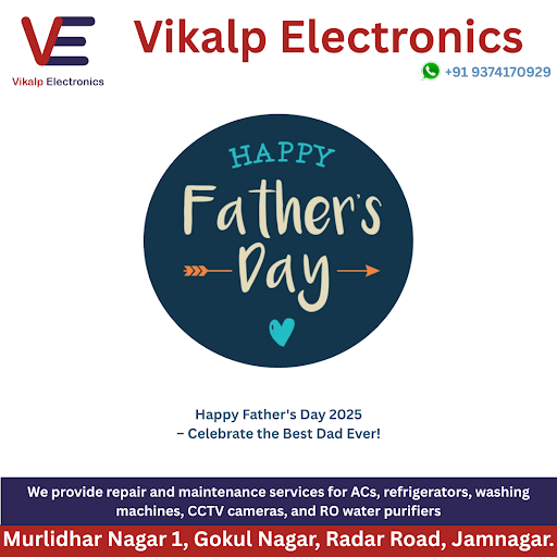 🎉 Happy Father’s Day 2025 from Vikalp Electronics, Jamnagar! 💙 post image