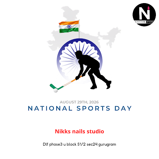 Celebrate National Sports Day with stylish glass nail extensions featuring elegant french nails d… post image