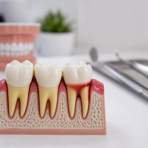 Bleeding gums while brushing, bad breath that doesn’t go away, or sensitive teeth can be early si… post image