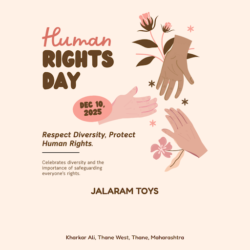 As we celebrate Happy Human Rights Day in Thane, Jalaram Toys reminds us that every child deserve… post image