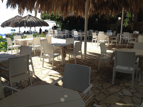 Peroulia Beach Restaurant 1984 by null