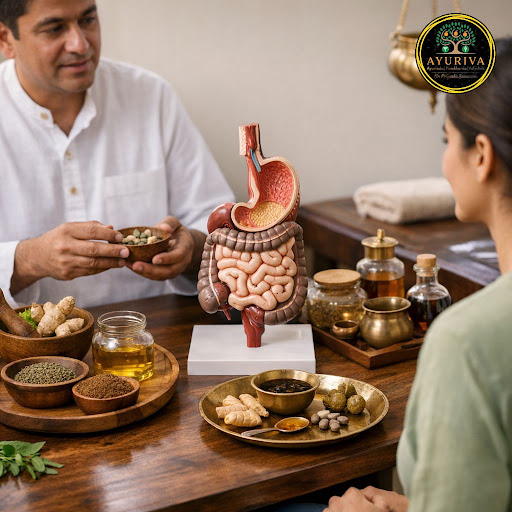 Struggling with gas, acidity, bloating or irregular motions? At Ayuriva Ayurveda Panchkarma and P… post image