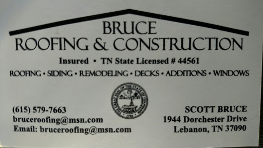Bruce Roofing & Construction