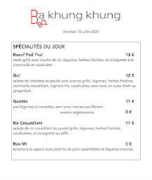 Photo n°39 de Ba khung khung à Versailles (Marché)