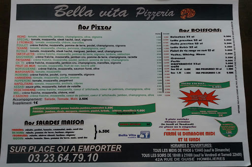 Photo 1 - Bellavita Pizzeria Friterie Homblieres
