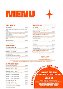 Menu La Kantoch' Page 1