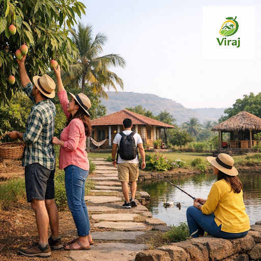 Wake up to birdsong, fresh air, and the sweet aroma of mango trees all around you. At Viraj Mango…