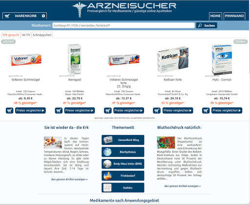 Arzneisucher - Visual