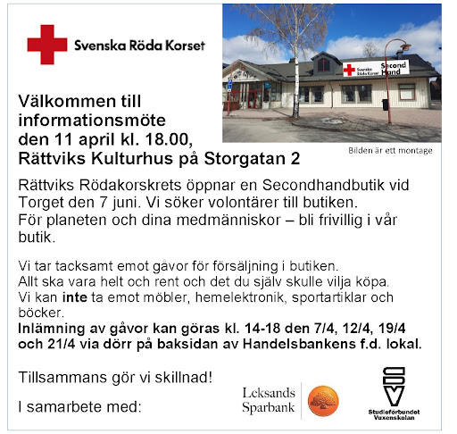 Röda Korset Second Hand Rättvik - Thumbnail