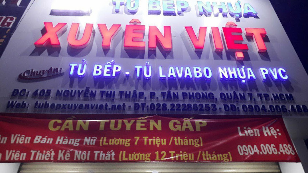 Tủ bếp nhựa Xuyên Việt Hồ Chí Minh - Cửa Hàng Nội Thất Nhà Bếp