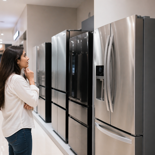 Confused by too many fridge options? At S.L.M. Enterprises in Park Town, Chennai, we help you pic… post image