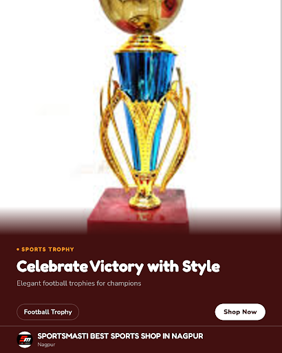 Discover high-quality football trophies at SPORTSMASTI, the best sports equipment store near me i… post image