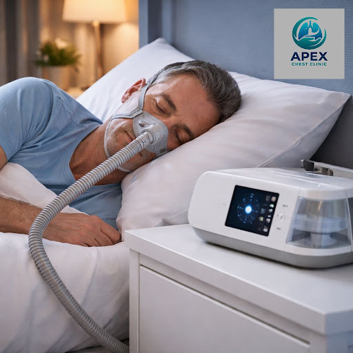 Struggling with loud snoring, poor sleep or breathing pauses at night? At Dr Gaurav's APEX CHEST… post image